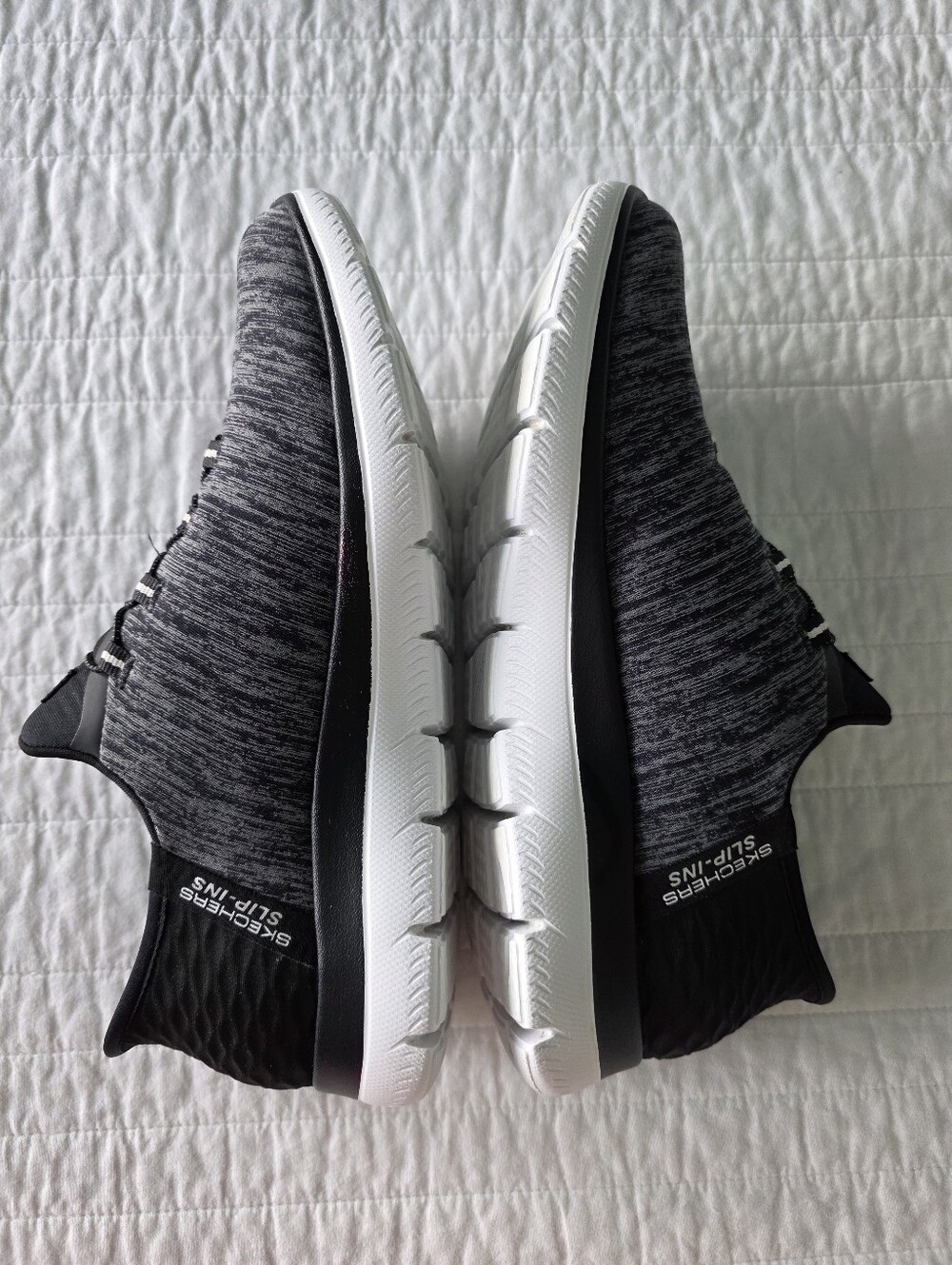 Skechers Slip-ins Hands Free Black Performance Sneaker Womans 8 - Picture 8 of 15